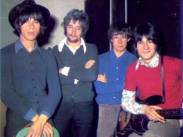 Jeff Beck Group: (From left to right) Jeff Beck, Rod Stewart, Mickey Waller and Ronnie Wood